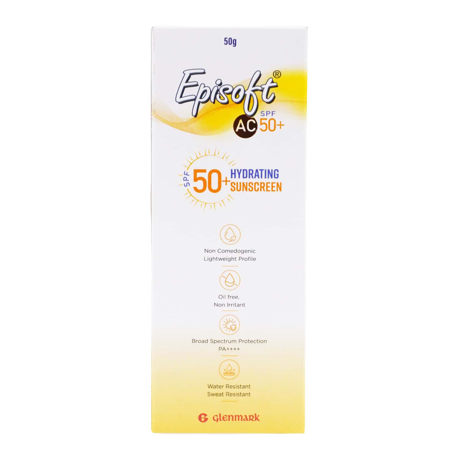 Episoft Ac Spf 50+ Hydrating Sunscreen 50gm