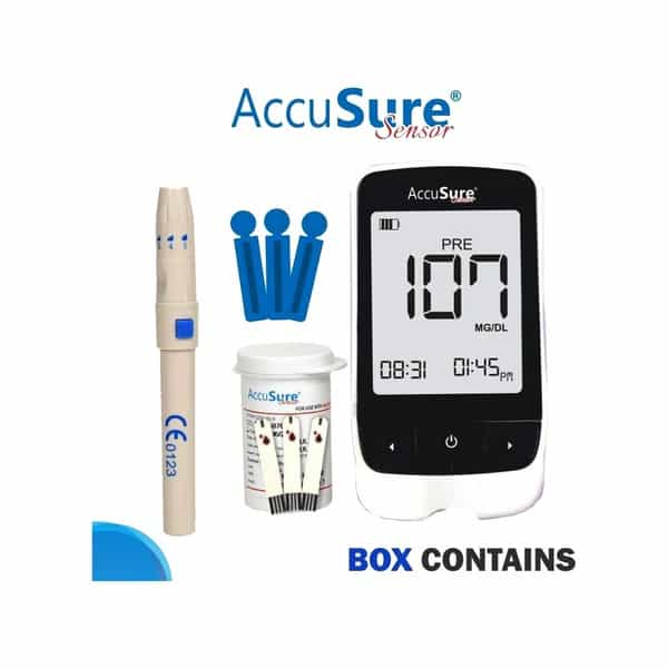Accusure Senser | Glucometer Kit