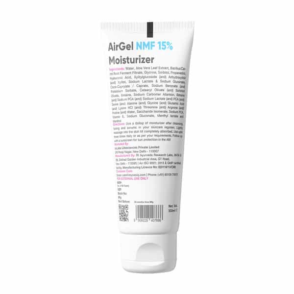 Cos-Iq Airgel Nmf 15% Face Moisturizer - Fast Absorbing | Lightweight | Oily To Normal Skin | 100Ml
