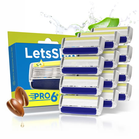 Letsshave Pro 6 Blades (Pack Of 12)