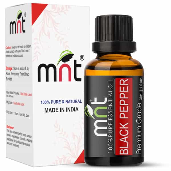 Mnt Black Pepper Essential Oil (30Ml) 100% Pure Natural