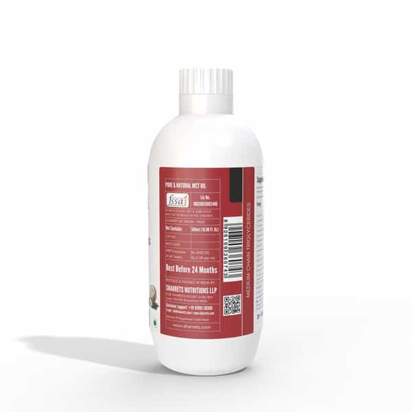 Sharrets Keto Mct Oil - Vegan | Gluten Free | | Non Gmo - Pack Of 2 | 500Ml Each