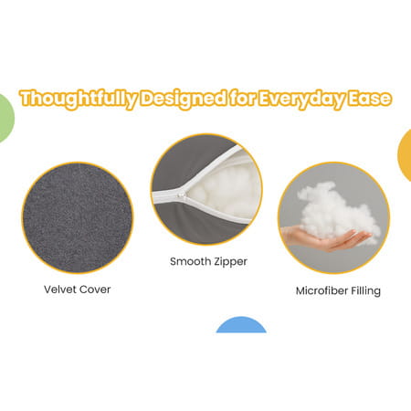 Nuluv Maternity Pillow - Grey