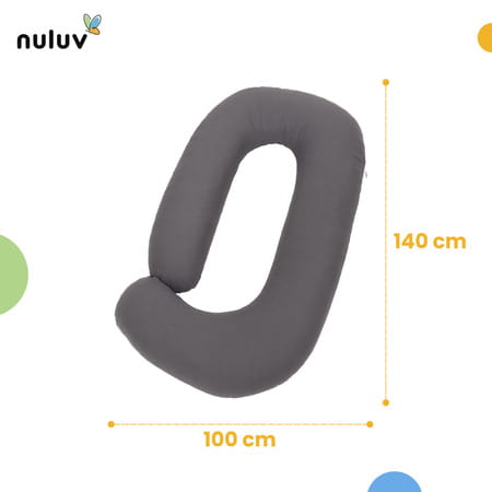 Nuluv Maternity Pillow - Grey