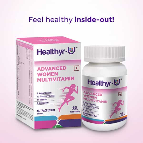 Healthyr-U Advanced Women Multivitamin Bottle Of 60 Capsules