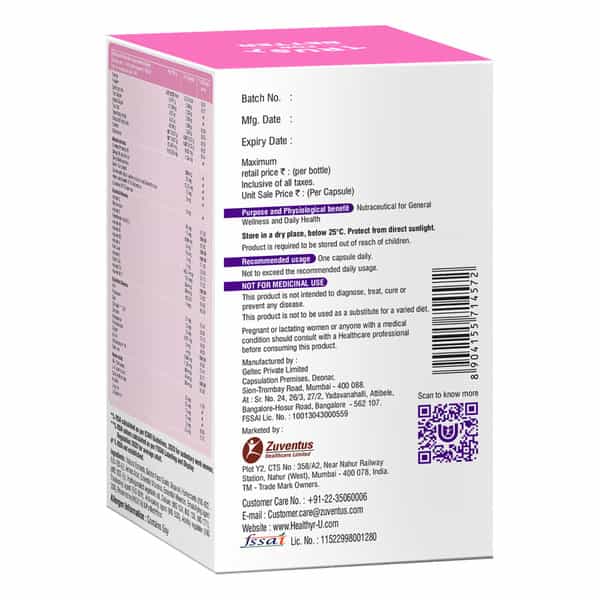 Healthyr-U Advanced Women Multivitamin Bottle Of 60 Capsules