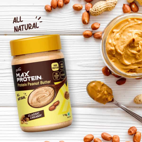 Max Protein Peanut Spread - Classic Creamy [1 Kg] - Pack Of 1
