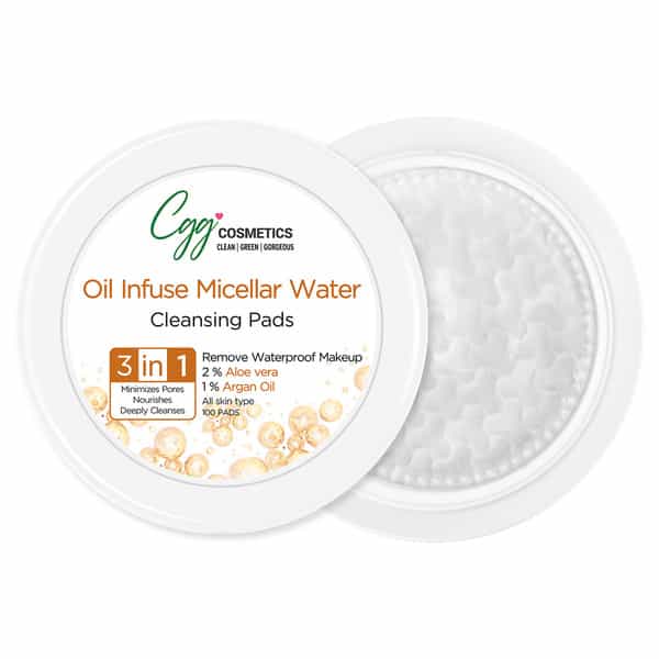 Cgg Cosmetics Oil Infuse Micellar Water Cleansing Pads