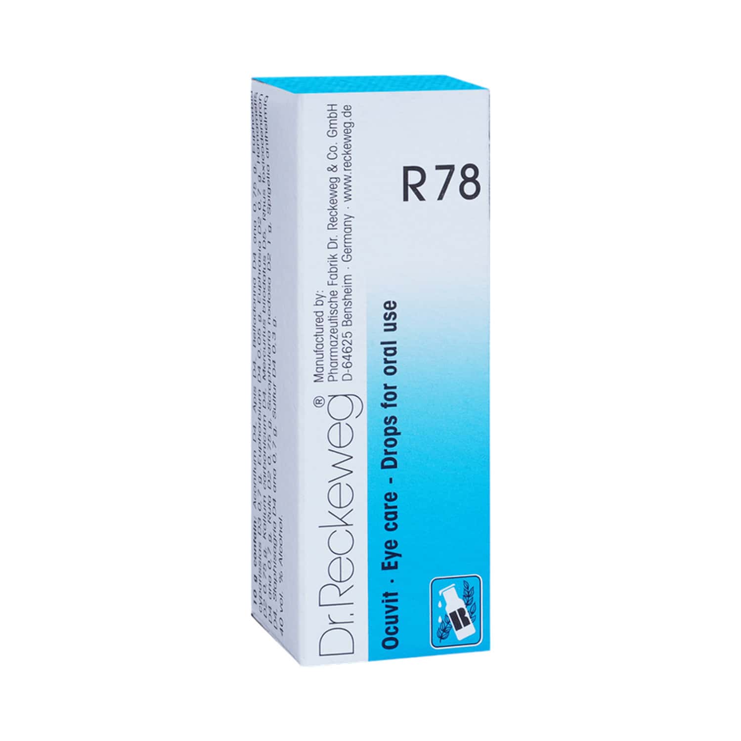 Dr. Reckeweg R 78 Eye Care For Drinking Drops 22 Ml