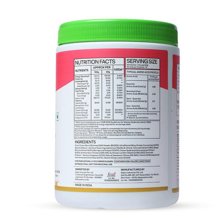 Oziva Daily Protein Activ For Women | 40 G Protein - Classic Vanilla | 300 G