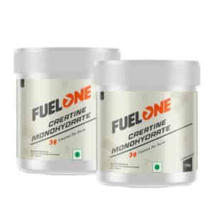 Fuel One Creatine Monohydrate 100gm (33 Servings) (unflavoured) (pack Of 2)
