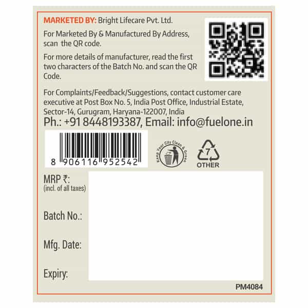 Fuel One Creatine Monohydrate 100Gm (33 Servings) (Unflavoured) (Pack Of 2)