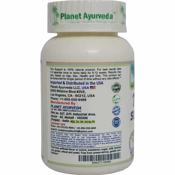 Planet Ayurveda Trim Support - 60 Capsules | Weight Management Supplement