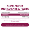 Vlado's Himalayan Organics Biotin 10000Mcg For Healthy Hair And Skin - 60 Tablets