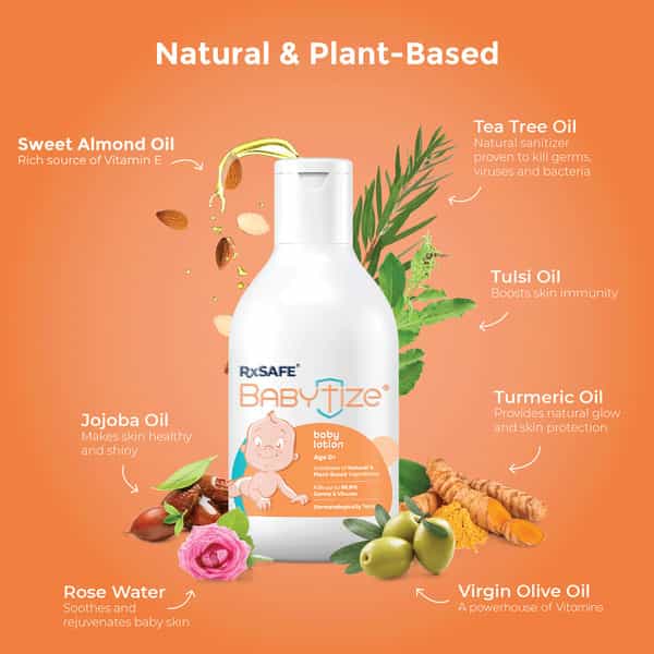 Rxsafe Babytize Baby Body Lotion - 150Ml