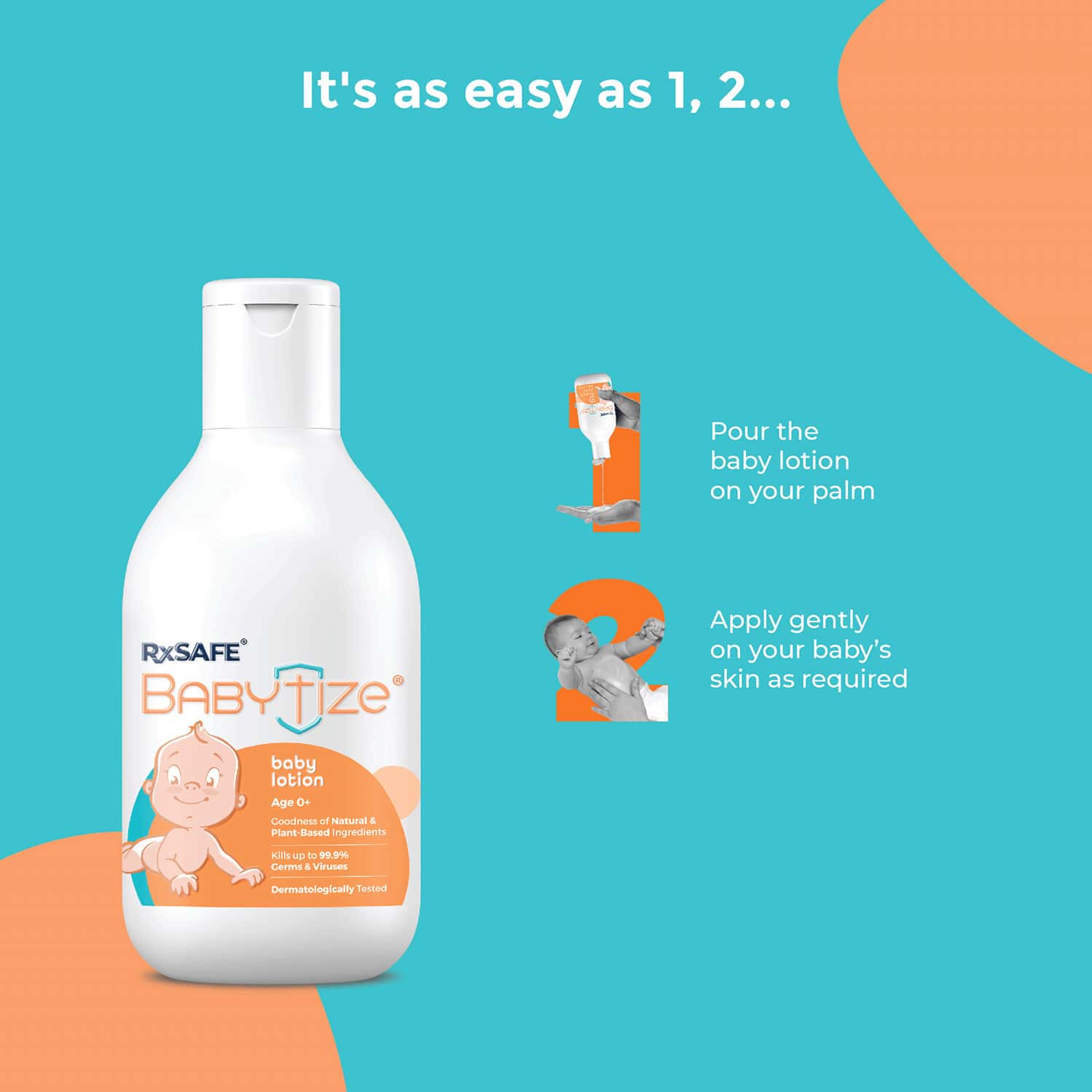 Buy RXSAFE BABYTIZE BABY BODY LOTION 150ML Online & Get Upto 60 OFF