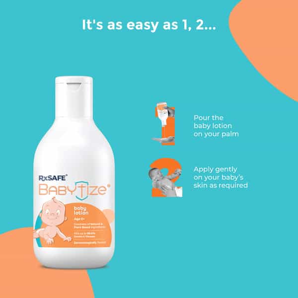 Rxsafe Babytize Baby Body Lotion - 150Ml