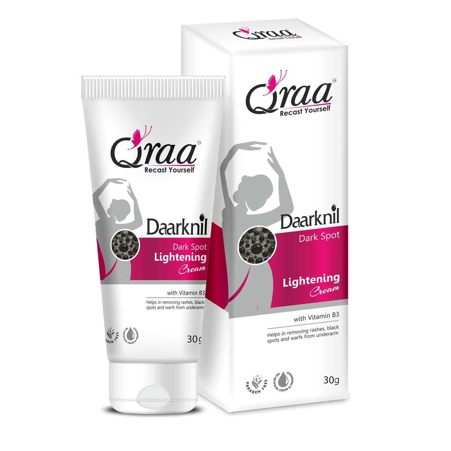 Qraa Daarknil Dark Spot Lightening Cream - 30 Gm
