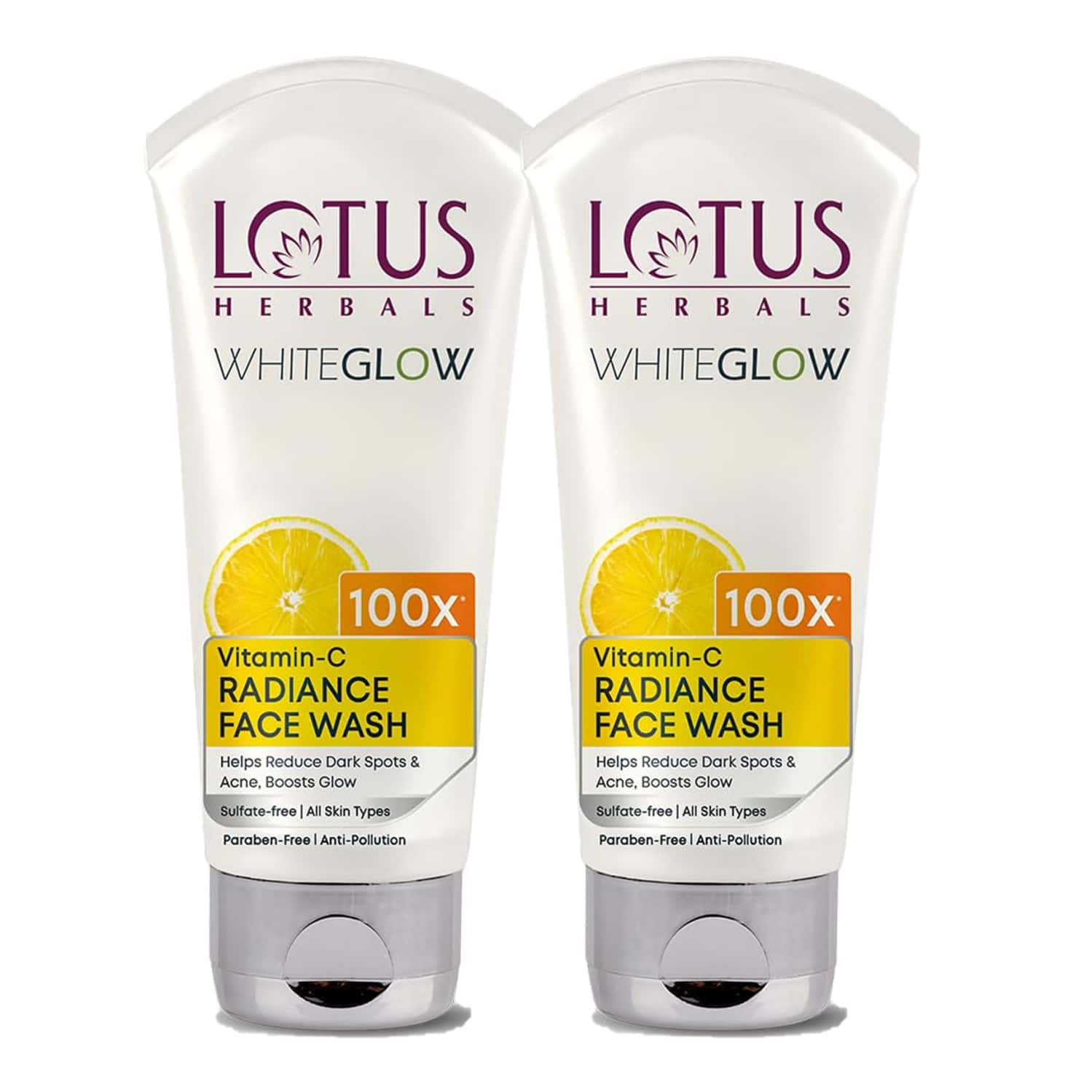 Lotus Herbals Vitamin C Brightening Face Wash 50ml ( Pack Of 2 )