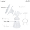 Dr. Odin Od302 Electric Breast Pump Portable & Compact Usb Charging Cable | 3 Modes Pink 1Y Warranty