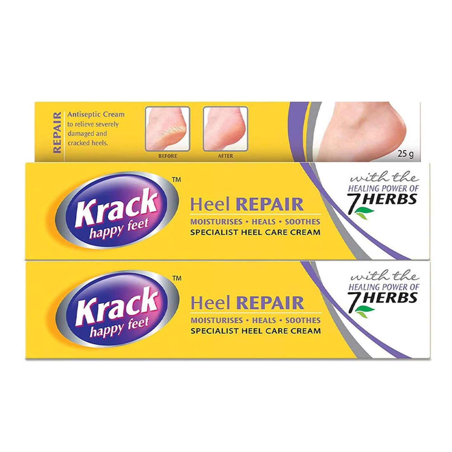 Krack Heel Repair | Ayurvedic Foot Care Cream | 25 Gm | Pack Of 2