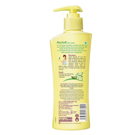 Lotus Herbals Aloesoft Daily Body Lotion 250Ml