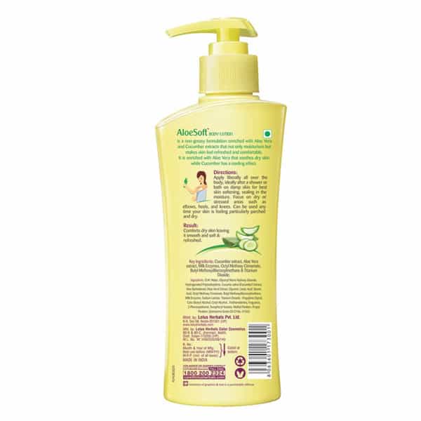 Lotus Herbals Aloesoft Daily Body Lotion 250Ml