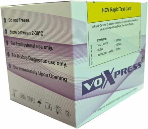 Voxtur Hepatitis C Virus Kit Pack Of 50 Tests