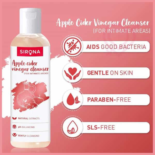 Sirona Apple Cider Vinegar Cleanser For Intimate Areas - 200 Ml