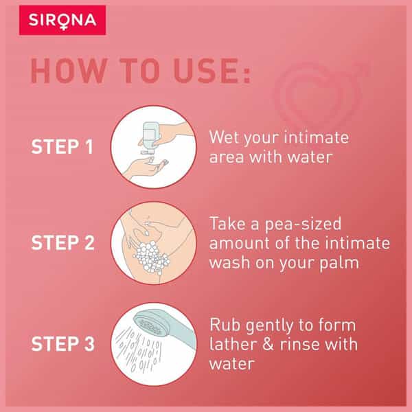 Sirona Apple Cider Vinegar Cleanser For Intimate Areas - 200 Ml