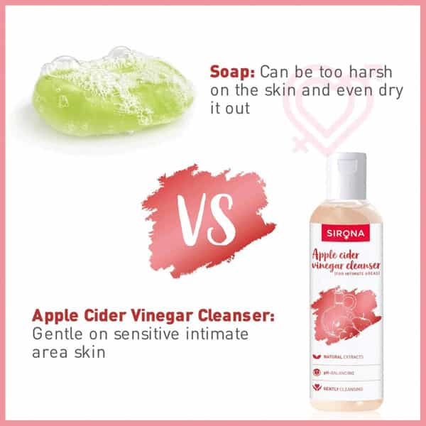 Sirona Apple Cider Vinegar Cleanser For Intimate Areas - 200 Ml