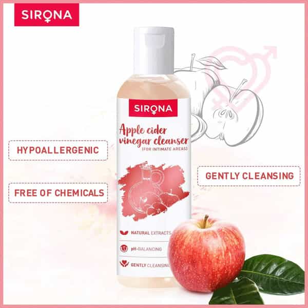 Sirona Apple Cider Vinegar Cleanser For Intimate Areas - 200 Ml