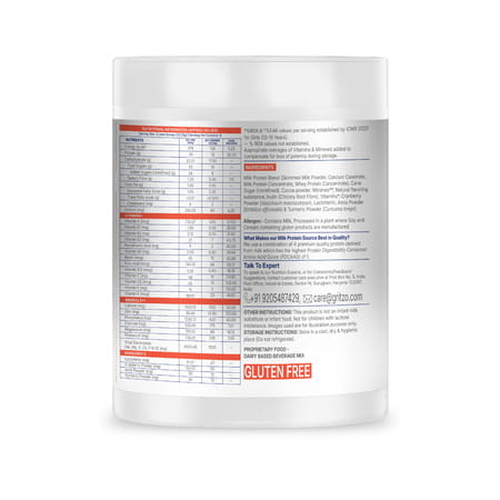 Gritzo Supermilk Growth+ (13+Y Girls) | 13G Protein (Double Chocolate | 200G) | Zero Refined Sugar