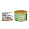 Tnw The Natural Wash Combo With Papaya & Peptide Night Cream & Pure Aloe Vera Gold Gel