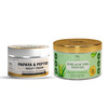 Tnw The Natural Wash Combo With Papaya & Peptide Night Cream & Pure Aloe Vera Gold Gel