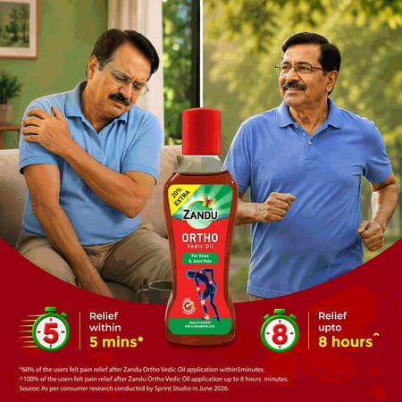 Zandu Ortho Vedic Oil - 120 Ml