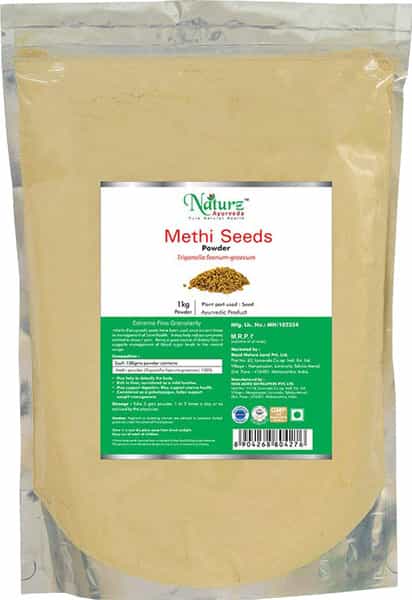 Naturz Ayurveda Methi Seed Powder - 1 Kg Grey