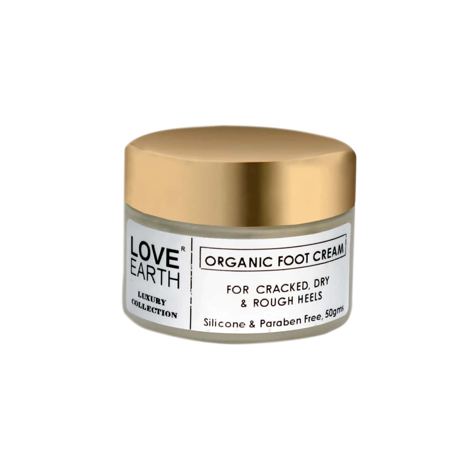 Love Earth Organic Foot Cream With Green Tea & Jojoba Oil For Skin Hydration And Soft Skin 50gm