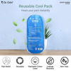 Dr. Odin Reusable Oval Cold Pack For Pain Relief With Washable Cotton Cover And Adjustable | Icepack