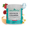 Neuherbs Skin Glow Collagen Powder- 200G (Litchi Flavour) With Hyaluronic Acid | Vitamin E & C