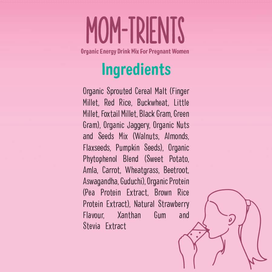 Buy TIMIOS MOMTRIENT ENERGY DRINK FOR PREGNANT MOTHERS 20G STRAWBERRY