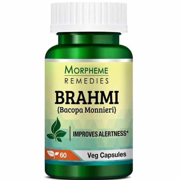 Morpheme Remedies Bacopa Brahmi Extract - 500 Mg (60 Capsules)