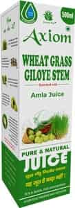 Axiom Wheatgrass Giloye Stem Juice|helpful For Detoxify The Body & Purifying Blood - 500ml