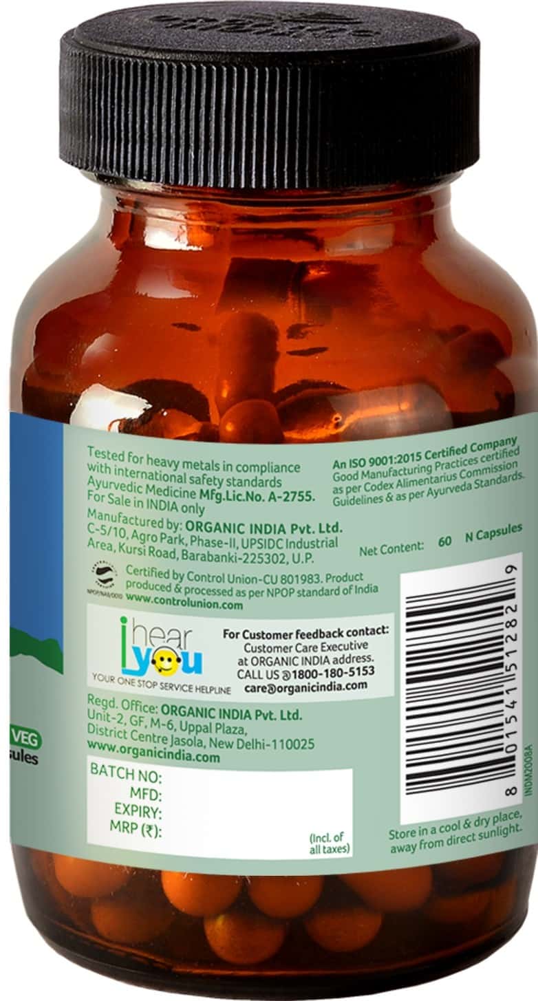 Buy ORGANIC INDIA NEEM 60 CAPSULES Online & Get Upto 60 OFF at PharmEasy