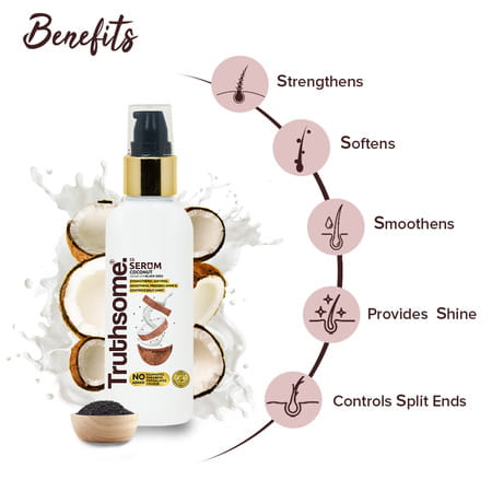 Truthsome 5S Serum With Black Seed Oil & Infused With Coconut Oil | 100 Ml