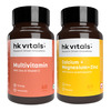 Hk Vitals Multivitamin + Calcium | Magnesium & Zinc (60 Each) | Combo For Men & Women