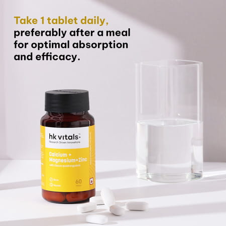 Hk Vitals Multivitamin | 60 Tablets + Zinc Tablets With Vitamin D3 | 60 Tablets (Combo)