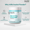 Inlife Myo Inositol Powder Supplement 2000Mg | Pcos, Helps Manage Irregular Periods,Relaxation, 200G