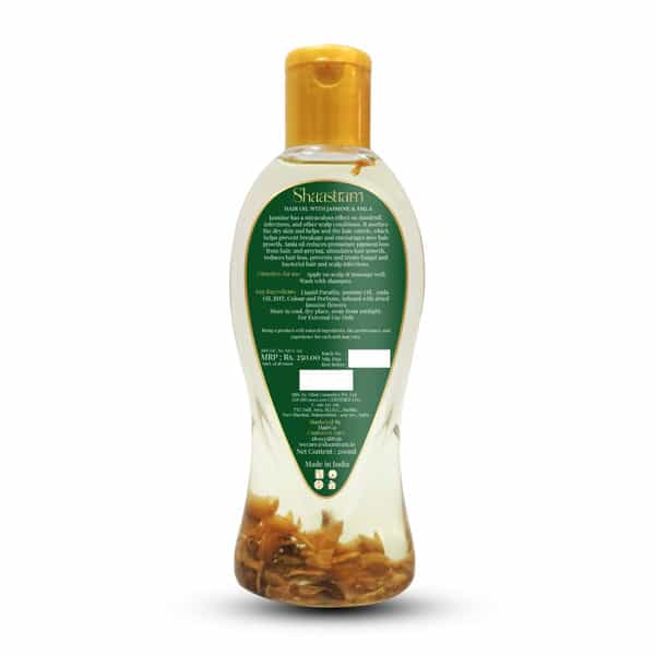 Shaastram Hair Oil With Jasmine & Amla Bottle Of 200Ml