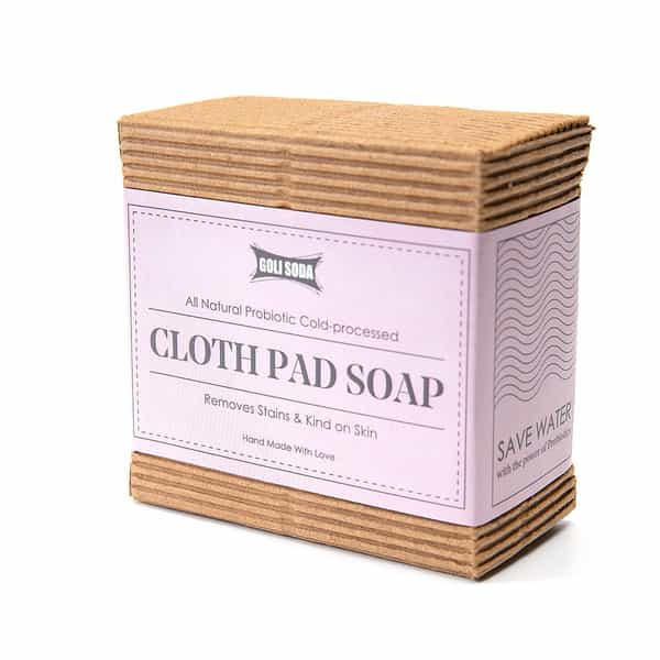 Goli Soda All Natural Probiotics Cloth Pad Diaper Soap Soap - 90 G -(Pack Of 1)